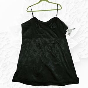 BP. Nordstrom's Black Brocade Print Slip Dress 3x